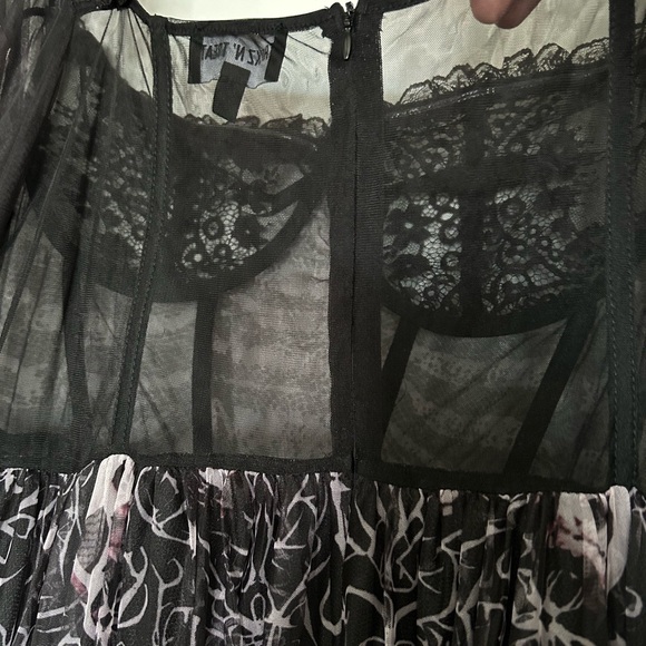 Dolls Kill - Dance With Death - Beautiful Skeleton Gown NWOT - Picture 6 of 11